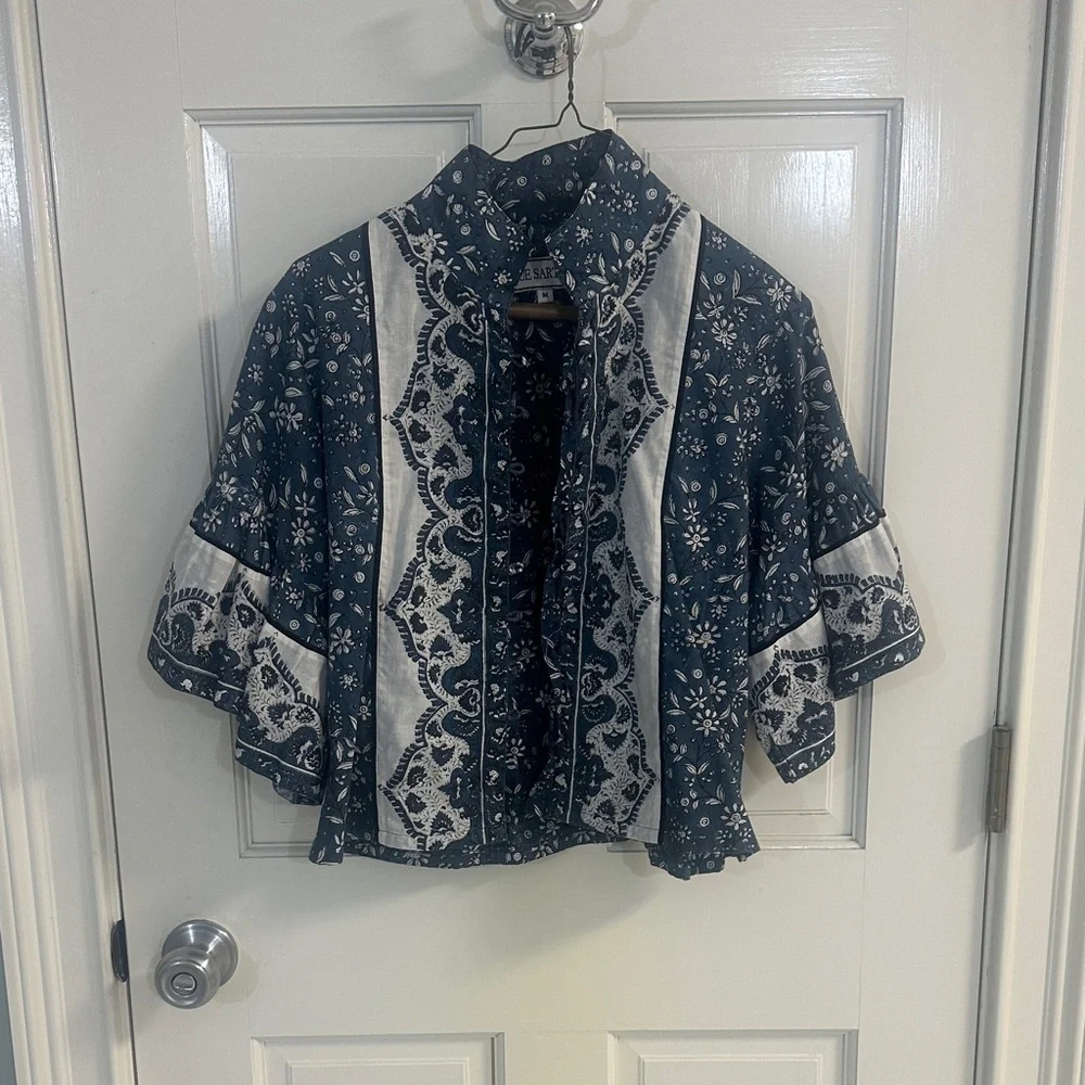 Sue Sartor 2 piece shirt and skirt - Picture 4 of 4